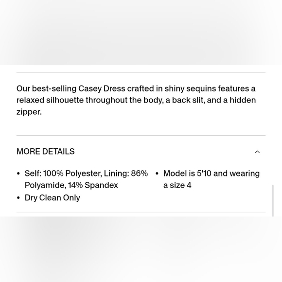 New STAUD Casey Dress Mist Size 2 - Picture 16 of 16